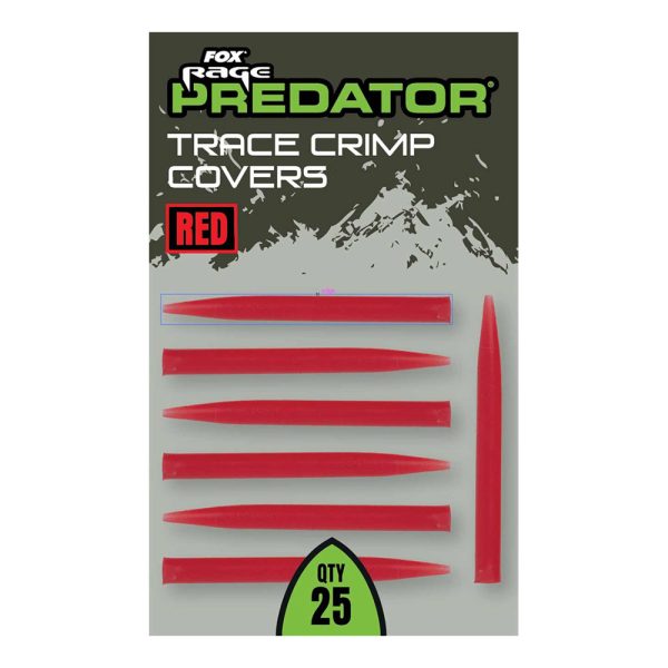 Fox Rage Predator Red Trace Crimp Covers Zwężające się Osłonki gumowe 25szt.