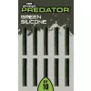 Fox Rage Predator Green Silicone Wężyk silikonowy 10szt