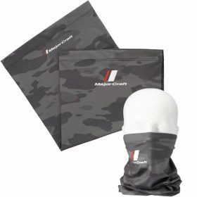   Major Craft UV-Cut Face Guard Ciemnoszary Camo komin na twarz
