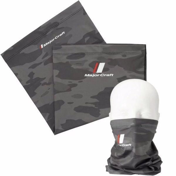 Major Craft UV-Cut Face Guard Ciemnoszary Camo komin na twarz