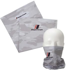 Major Craft UV-Cut Face Guard Jasnoszary Camo komin na twarz
