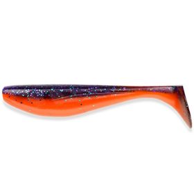   FISHUP Wizzle Shad 7,62cm (8szt.), #207 - Ciemnofioletowy/Pomarańczowy Sztuczna przynęta plastikowa