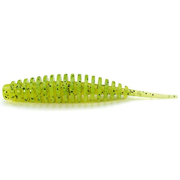 FISHUP Tanta 3,81cm (10szt.), #055 - Chartreuse/Czarna przynęta plastikowa