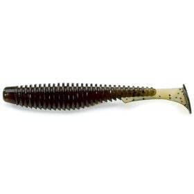   FISHUP U-Shad 5,08cm (10 szt.), #043 - Arbuzowy brąz/Czarny Plastikowa przynęta