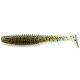 FISHUP U-Shad 6,35cm (9 szt.), #017 - Motor Oil Pepper Plastikowa przynęta