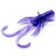 FISHUP Baffi Fly 3,81cm (10szt.), #060 - Dark Violet/Peacock & Silver Przynęta plastikowa