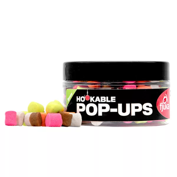 Fjuka Pop-Ups Mixed Colours 6mm Pop Up Przynęta haczykowa w opakowaniu uzupełniającym 50gr