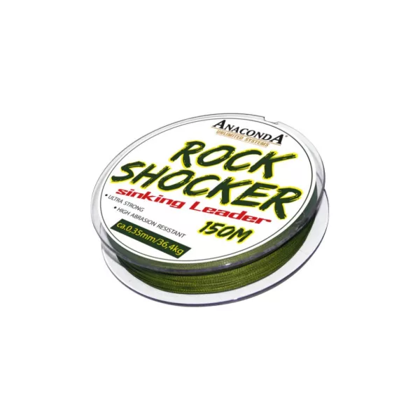 Plecionka przyponowa Anaconda Rockshock Leader 0,35mm 150m Tonąca