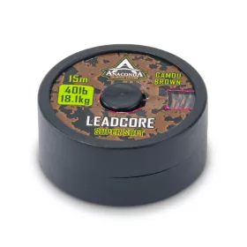   Anaconda Super Soft Leadcore Brązowy 5m 60lb Pleciony Przypon