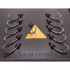 Anaconda Piercer CurveShank 8 Eyed, Barbed Carp Hook 11pcs