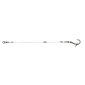   Anaconda Piercer Spinner Rig Crank-66 2 Haczyk Karpiowy z Oczkiem i Zadziorami, Przypon Fluorocarbonowy, 2 szt.