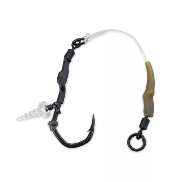 Anaconda Ready Ronnie Angle Chod Stiff Rig 6 Haczyk z oczkiem, zadziorowy, zawiązany 3szt