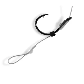   MS Range Method Hair Rig 6 Füles, Szakállas Előkötött Horog 8db