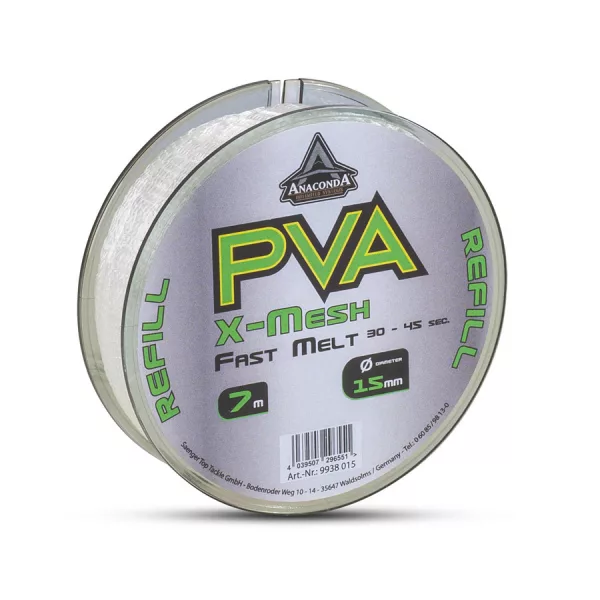 Anaconda Fast Melt PVA X-Mesh 15mm Fast Dissolving PVA Mesh 7m