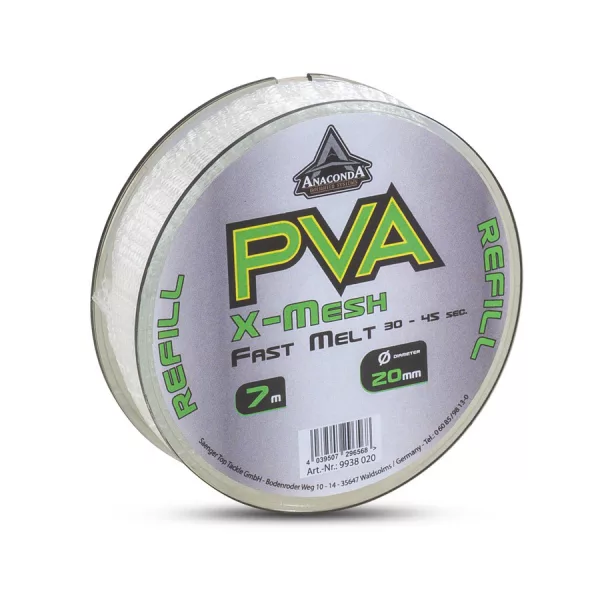 Anaconda Fast Melt PVA X-Mesh 20mm Szybko Rozpuszczalna Siatka PVA 7m