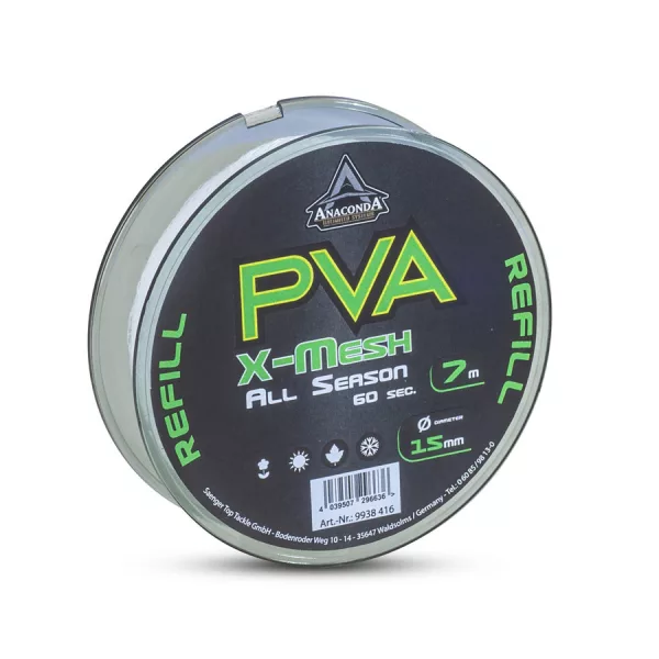 Anaconda All Season PVA X-Mesh Wolno Rozpuszczalna 15mm Siatka PVA 7m