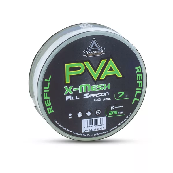 Anaconda All Season PVA X-Mesh Wolno Rozpuszczalna Siatka PVA 35mm 7m