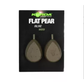 Korda Flat Pear Inline Blister Bojlowy Ołów 70gr 2szt.