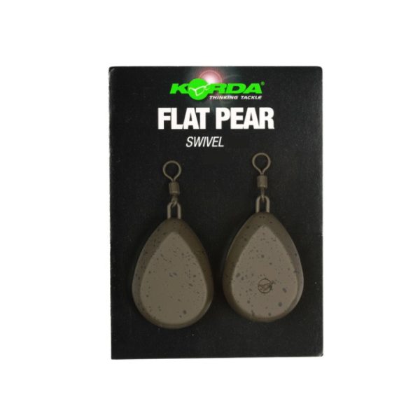 Korda Flat Pear Swivel Blister Ołów Karpiowy 98gr 2szt