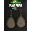 Korda Flat Pear Swivel Blister Ołów Karpiowy 142gr 2szt