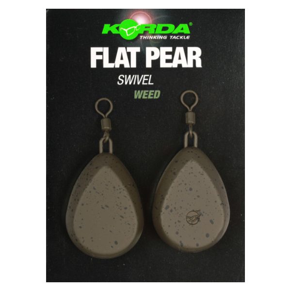Korda Flat Pear Swivel Blister Ołów Karpiowy 142gr 2szt