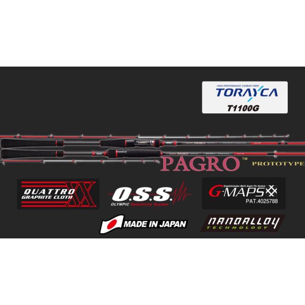 Graphiteleader Pagro Prototype GPPS-702ML R-Fast 2,08m 100gr 2 Részes Pergető Bot