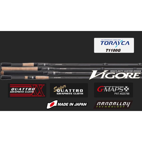 Graphiteleader Vigore Cast 20GVIGC-76MH R-Fast 2,28m 3/8-2oz 2 Részes Pergető Bot
