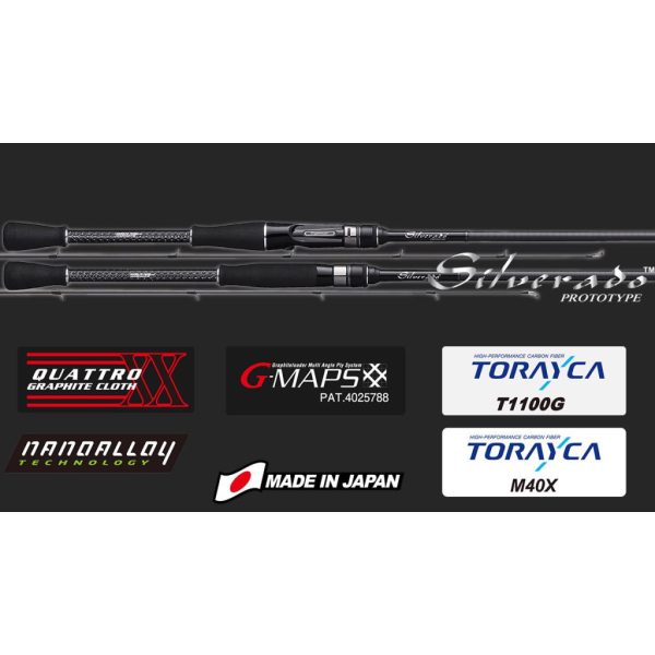 Graphiteleader Silverado Prototype 20GSILPC-762ML Cast Fast 2,29m 3-18gr 2-częściowa wędka spinningowa