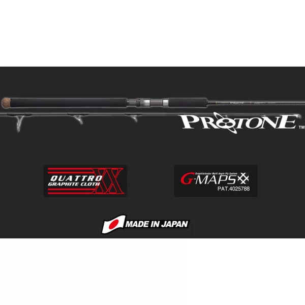 Graphiteleader Protone 20GPTNS-62-4 Fast 1,88m 220gr 1 Részes Pergető Bot