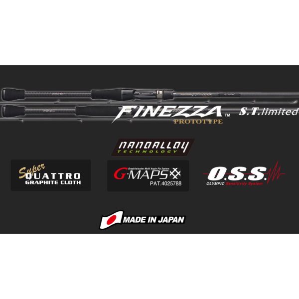 Graphiteleader Finezza Prototype ST Limited 20GFINPS-7112ML-T Fast 2,42m 3-15gr 2 Részes Pergető Bot