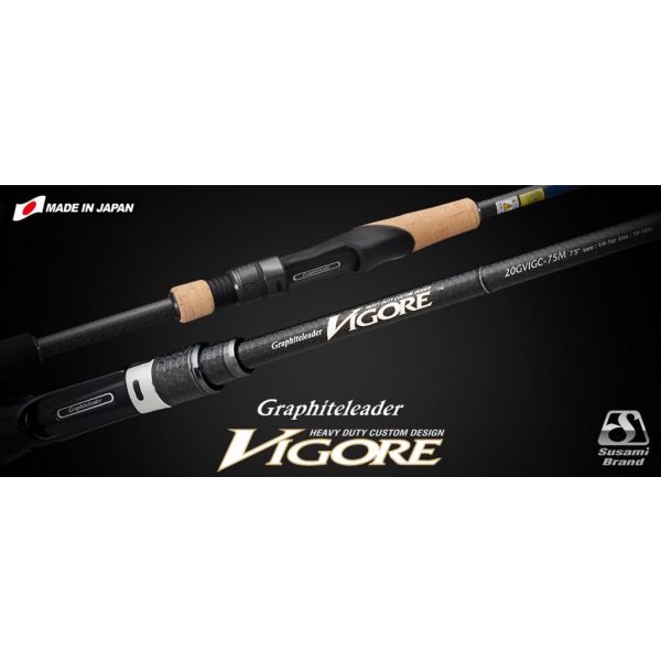 Wędka spinningowa Graphiteleader Vigore 25GVIGS-6102ML 2P R-Fast 2,08m 1,75-10,5gr 2-częściowa