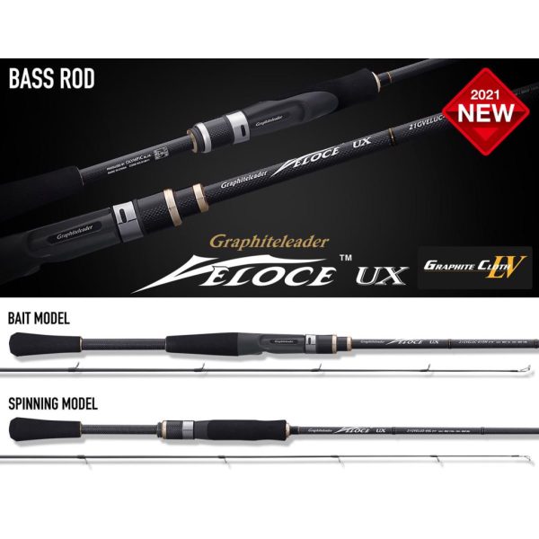Graphiteleader Veloce UX 21GVELUS-742M R-Fast 2,24m 1/2oz 14gr 2 Részes Pergető Bot