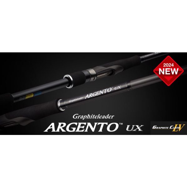 Graphiteleader Argento UX 24GARGUS-982M 2,95m Regularno-Szybka 7-40gr 2-Częściowa Wędka Spinningowa