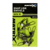 Matrix Snap Link Swivels Krętlik 14 10szt.
