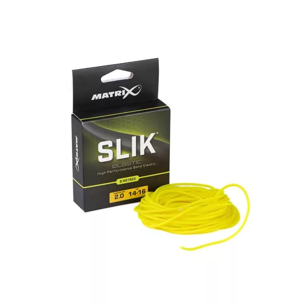 Matrix Slik Elastic Yellow 2.0mm 8m Solid Pole Elastic