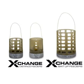   Guru X-Change Distance Feeder Cage Podajnik boczny 20+30gr - Wymienna waga - Klatkowy - M