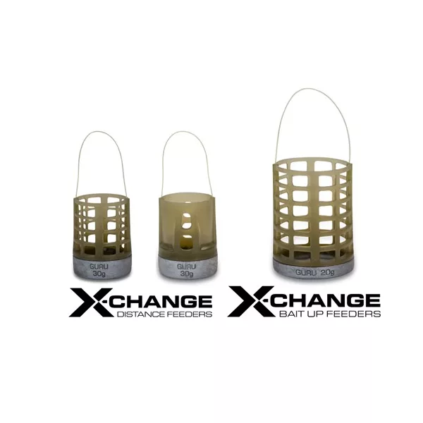 Guru X-Change Distance Feeder Solid Podajnik boczny 20+30gr - Wymienna waga - Zamknięty - L