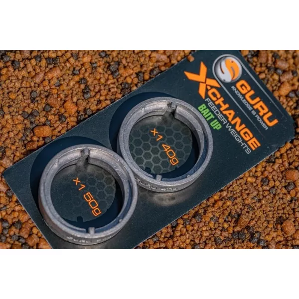 Guru X-Change Bait Up Feeder Heavy Akcesorium do podajnika bocznego 40+50gr - Zestaw wymiennych obciążników