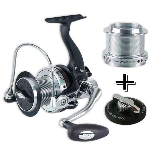 Tica Galant Longcast 10000 Kołowrotek z Przednim Hamulcem do Dalekich Rzutów z Dodatkową Szpulą