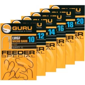 Hak do feedera LWG Feeder Special 10 (z zadziorem/oczkiem)