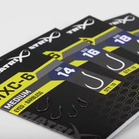 Matrix MXC-6 20 Füles, Szakáll Nélküli Horog 10db