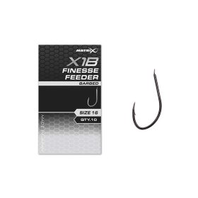   Matrix X1B Finesse Feeder 14 Barbed Bezkrętkowy, Hak Z Zadziorami 10szt.
