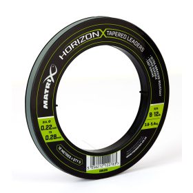   Matrix Horizon® X Kúpos Előkezsinórok Matrix Horizon X Kúpos Dobóelőke - 8lb / 12lb (12m) x5 Monofil zsinór