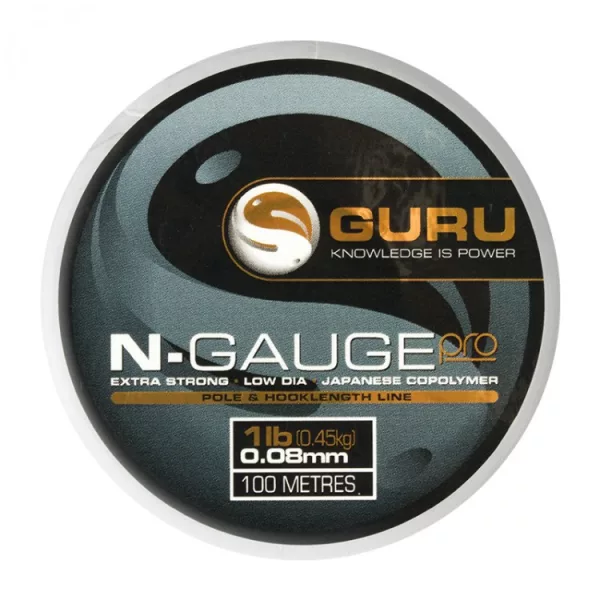 Guru N-Gauge Pro żyłka - 2.0lb - 0.10mm - 100m