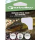 Garbolino Trout Reversed Blue Hooks To Nylon 10 haczyków z łopatką, zadziorowych, z żyłki monofilowej, wiązanych 10szt.
