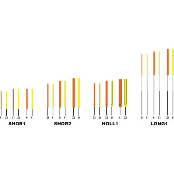 Garbolino WAGGLER COMPETITION SP W13 - CARBON üreges antenna szett /3-4-5 mm/