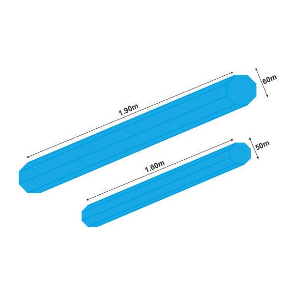 GARBOLINO TUBE PROTECTION OCTOGONAL ANTI-UV tuba transportowa 1,90m x 60mm