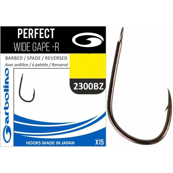 Garbolino Perfect Wide Gape-R 2300BZ 16 Haczyk Karpiowy z Zadziorem na Paletce