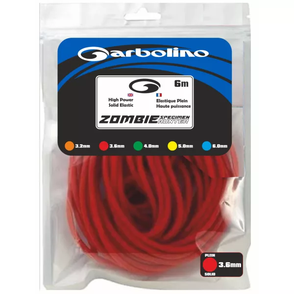Garbolino Elastic Solid Zombie Max Tömör Rakós Gumi 4,0mm 6m