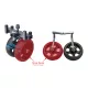Garbolino Solid Rubber Wheel for Transport Trolley - Front or Rear